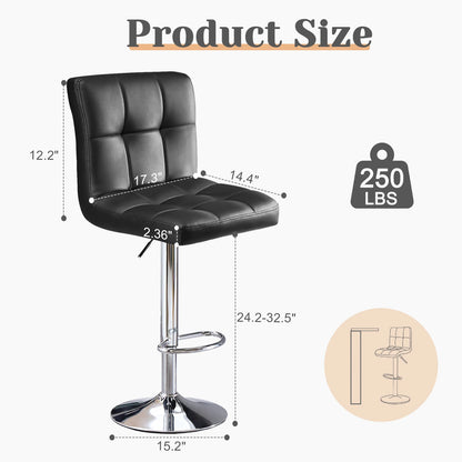 Leather Counter Height Bar Stools