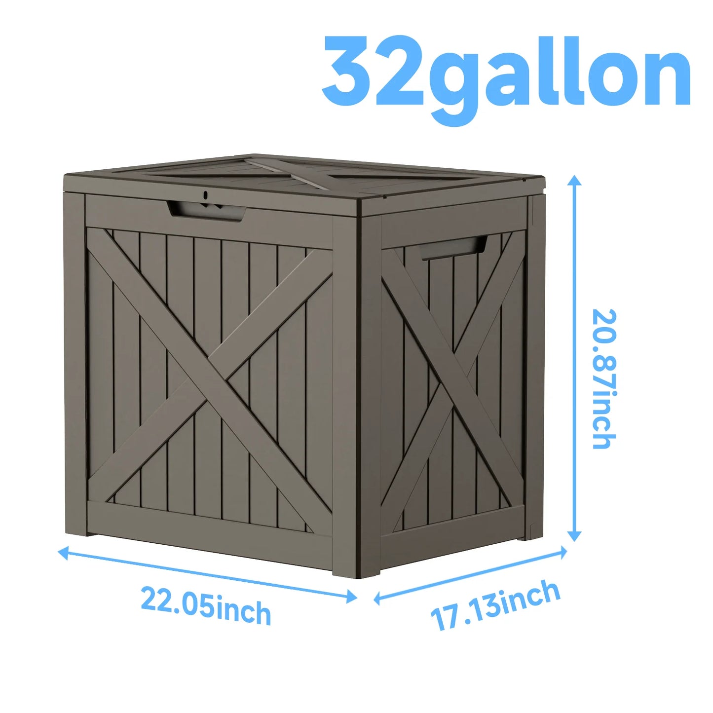 32 Gallon Outdoor Storage Box