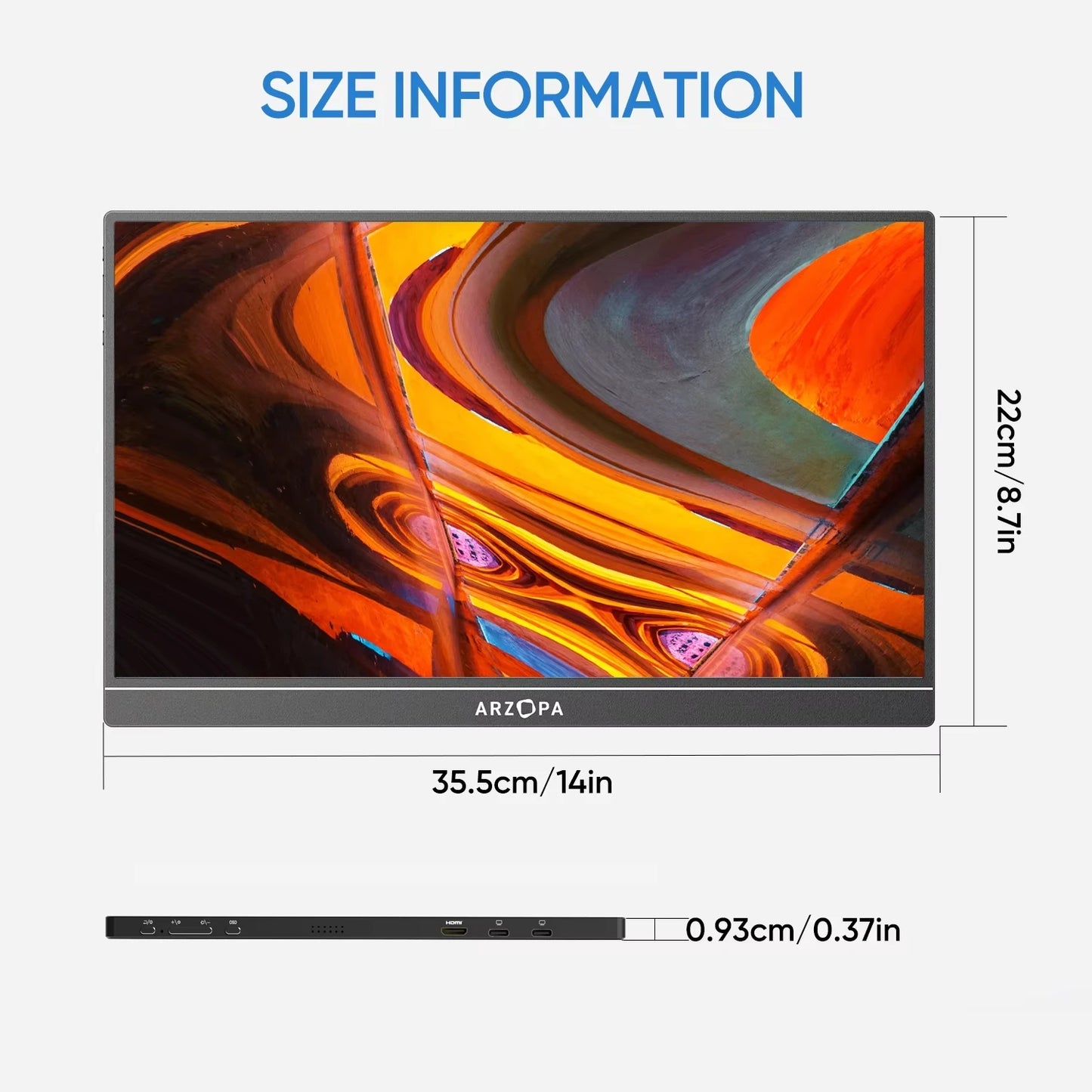 15.6 inch Portable Monitor External Second Screen