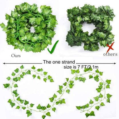 84 Feet Artificial Ivy Leaves Garland
