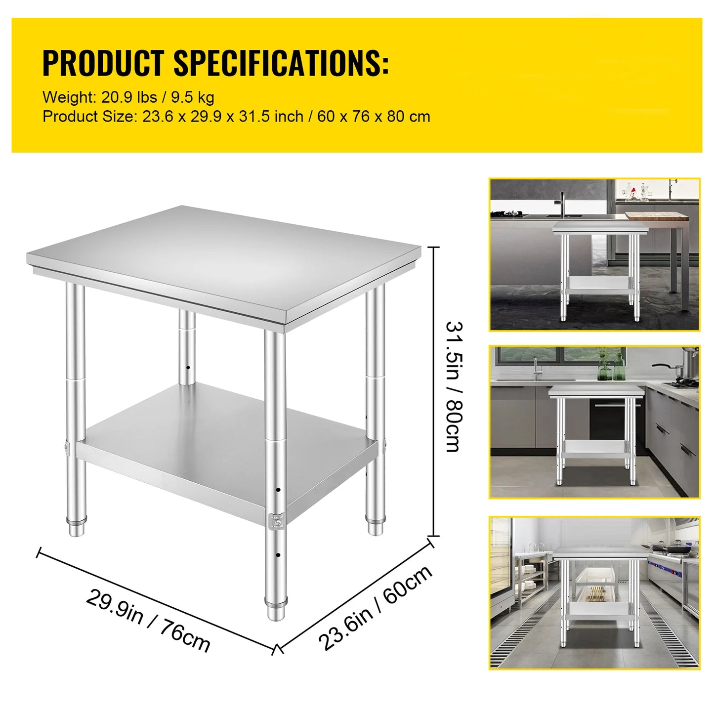 Stainless Steel Work Bench