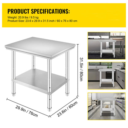 Stainless Steel Work Bench