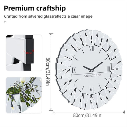 Large Modern Living Room  Wall Clock