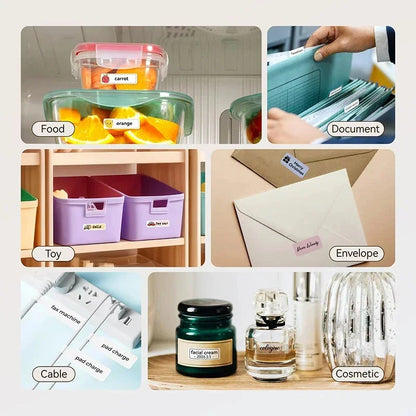 Portable Mini Printer With Adhesive Labels