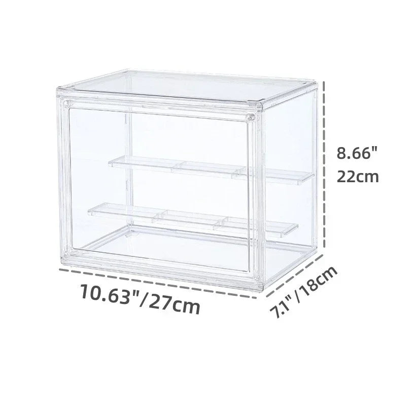 Clear Stackable Dustproof Storage Bins