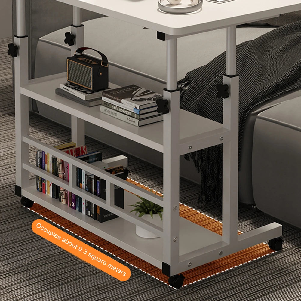 Height Adjustable Mobile Laptop Computer Desk