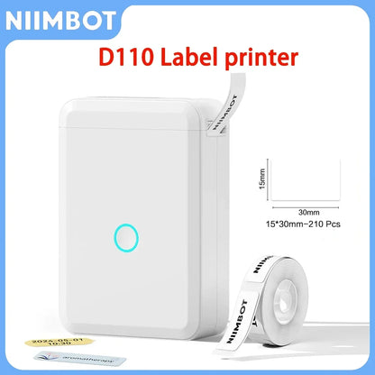 Portable Mini Printer With Adhesive Labels
