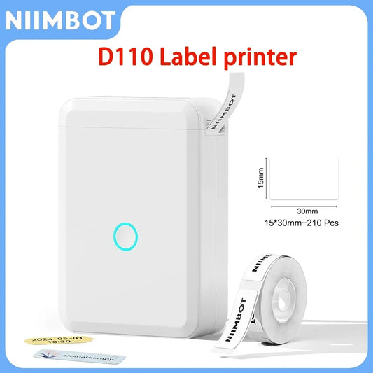 Portable Mini Printer With Adhesive Labels
