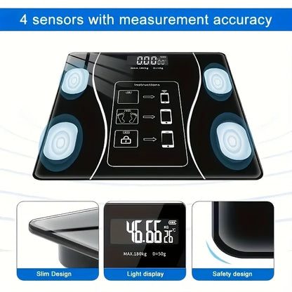 Intelligent Digital Body Scale With Backlit LED