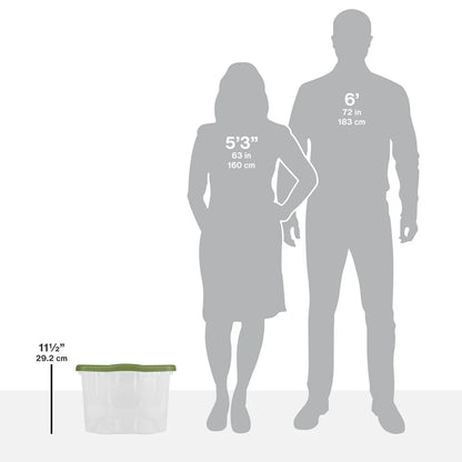 40 Quart EZ Carry Storage Bin
