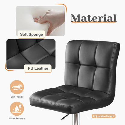 Leather Counter Height Bar Stools