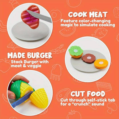 Kids BBQ Grill Playset