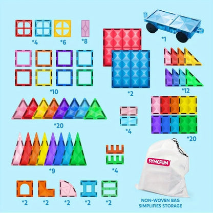 110/66/50 PCS Magnetic Building Blocks