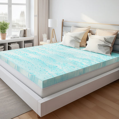 2-3 Inch Gel Memory Foam Mattress Topper