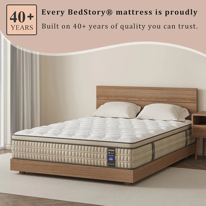 12 Inch Full/King Gel Memory Foam Mattress