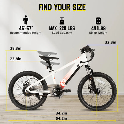 15 MPH Electric Mountain Bike