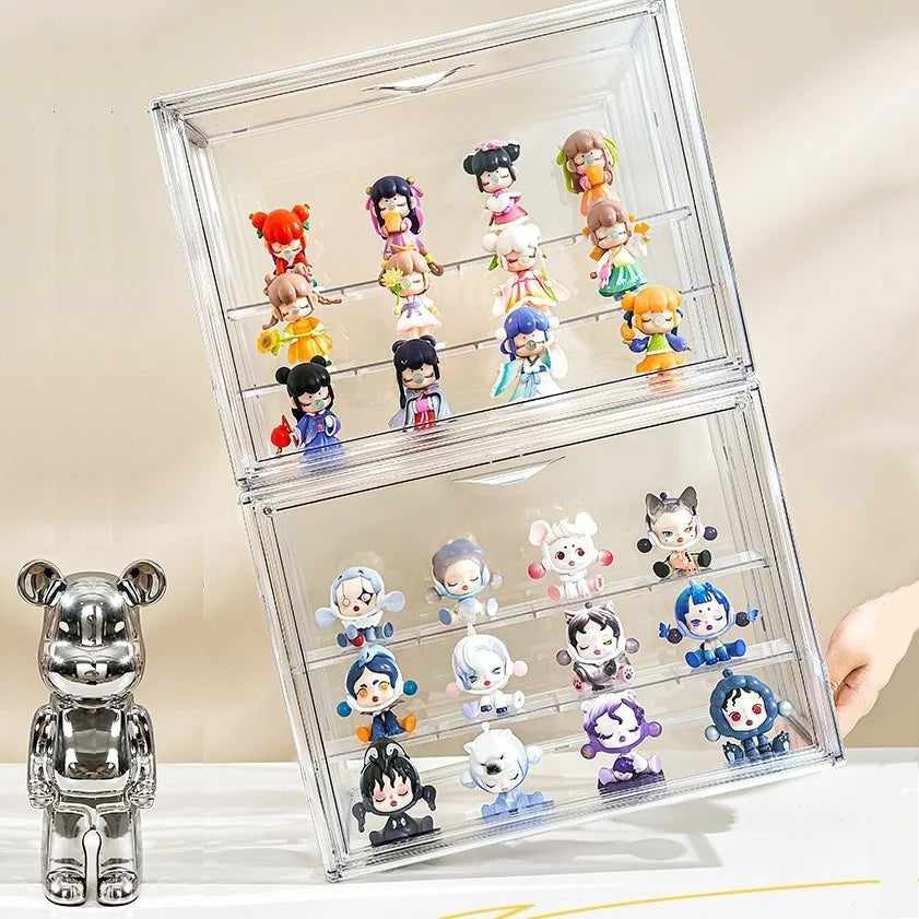 Clear Stackable Dustproof Storage Bins