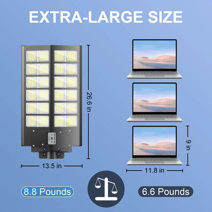 6000-Watt Waterproof Solar Street Light