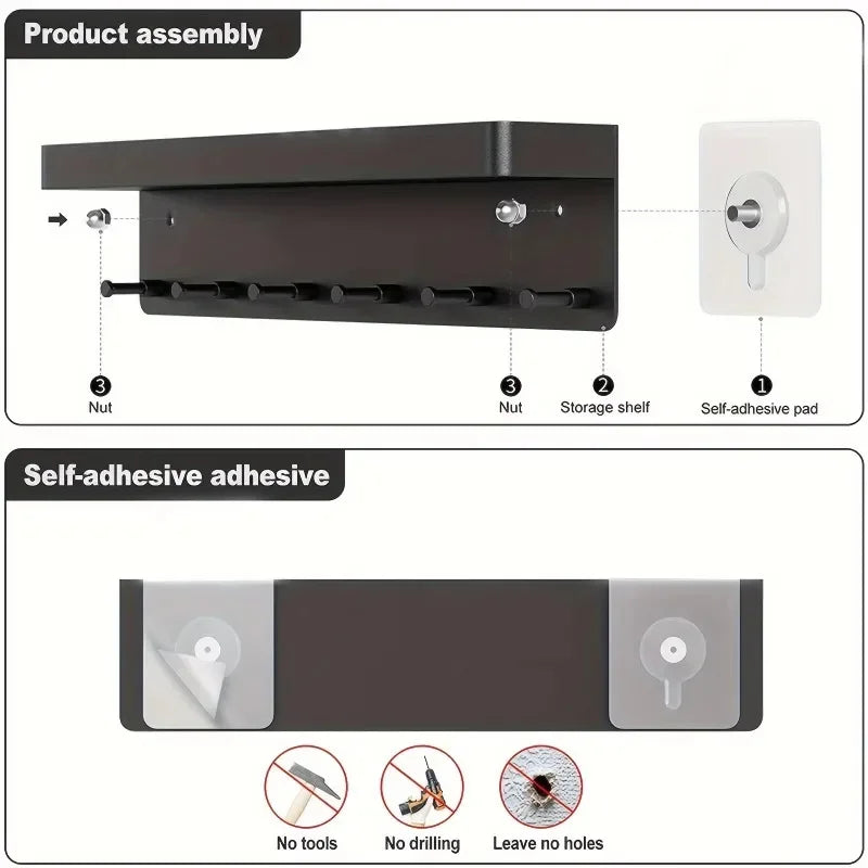 Key Holder With 6 Hooks
