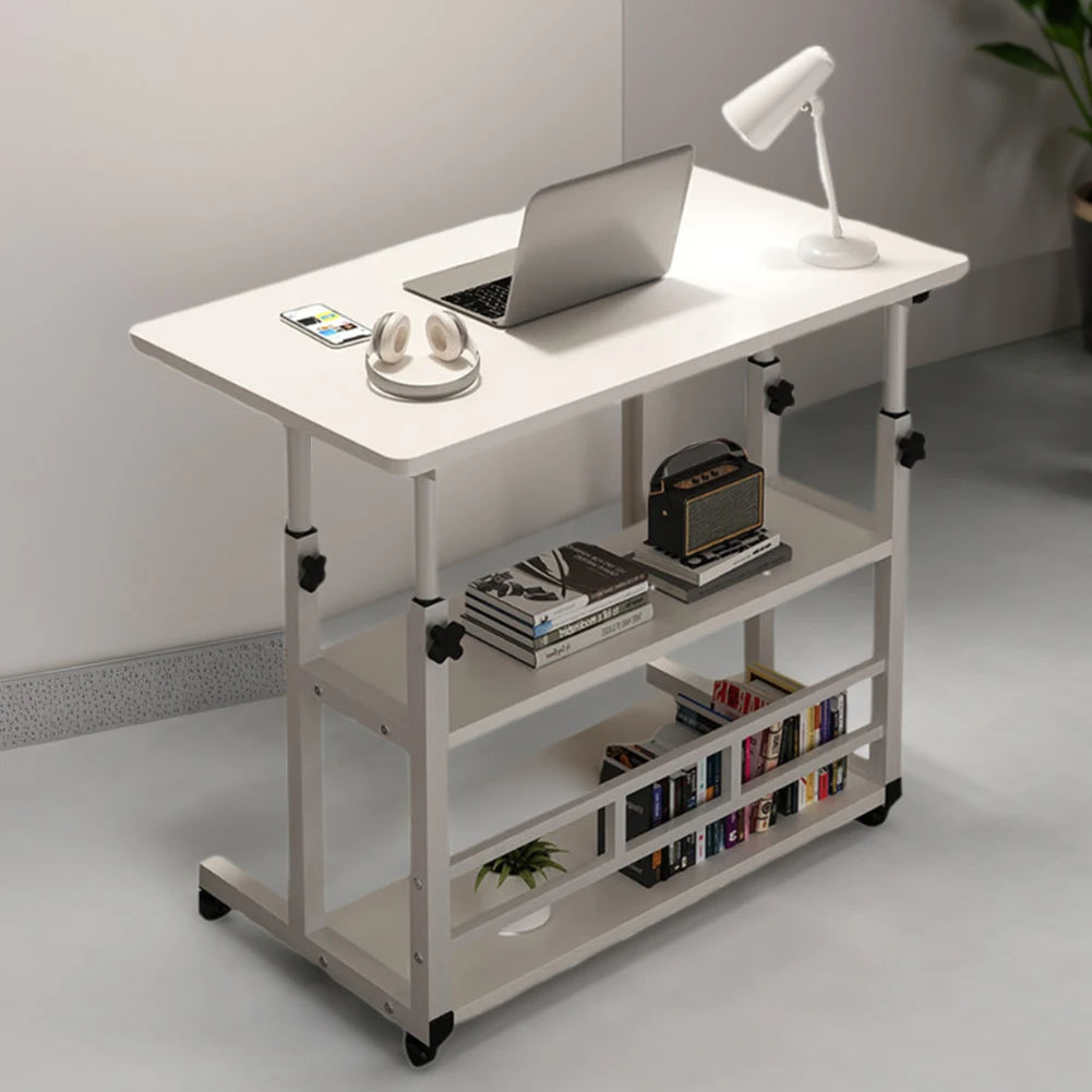 Height Adjustable Mobile Laptop Computer Desk
