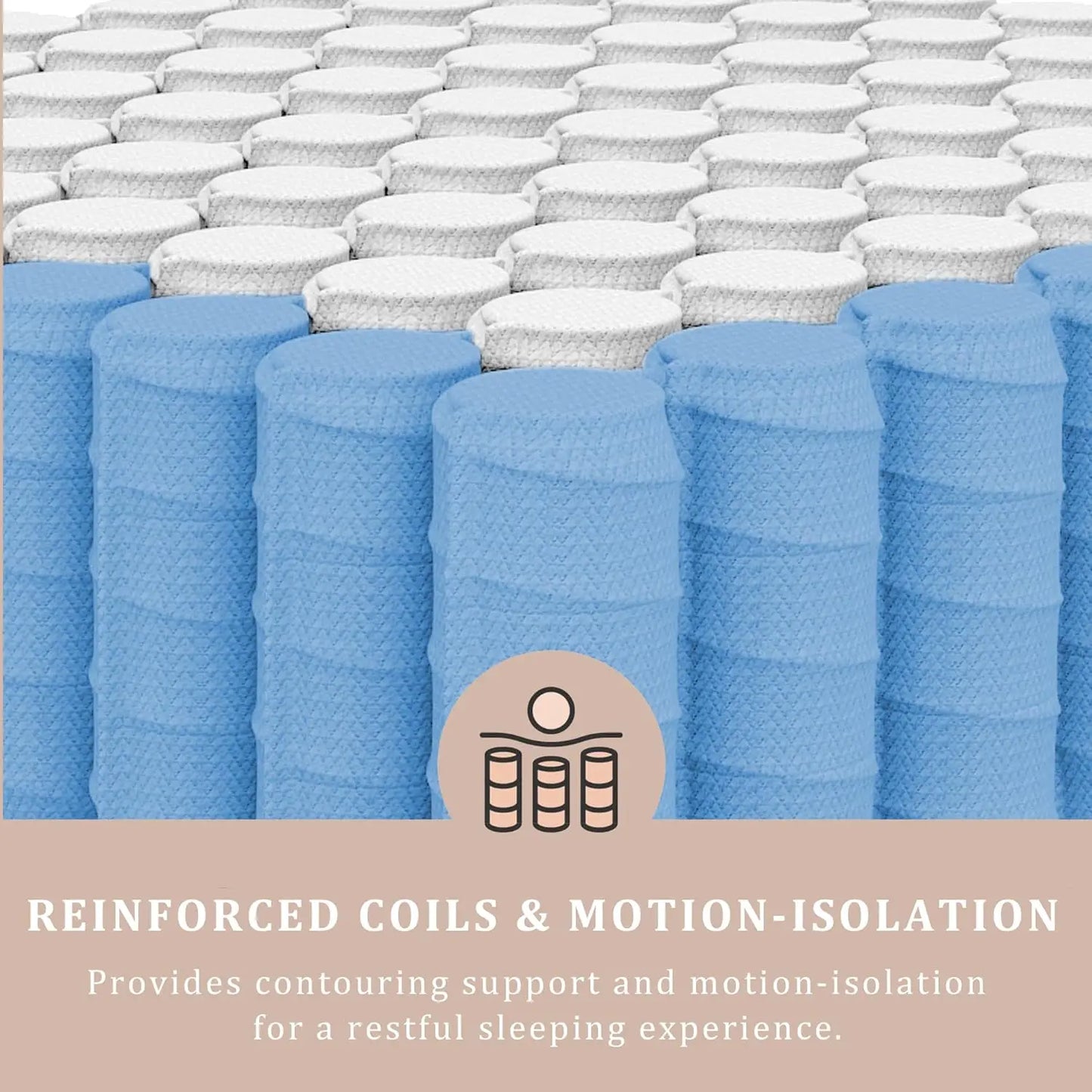 12 Inch Full/King Gel Memory Foam Mattress