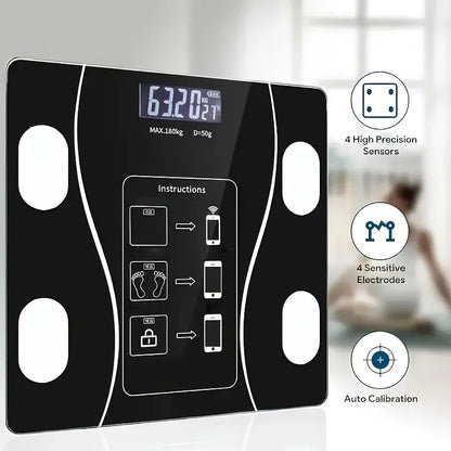 Intelligent Digital Body Scale With Backlit LED