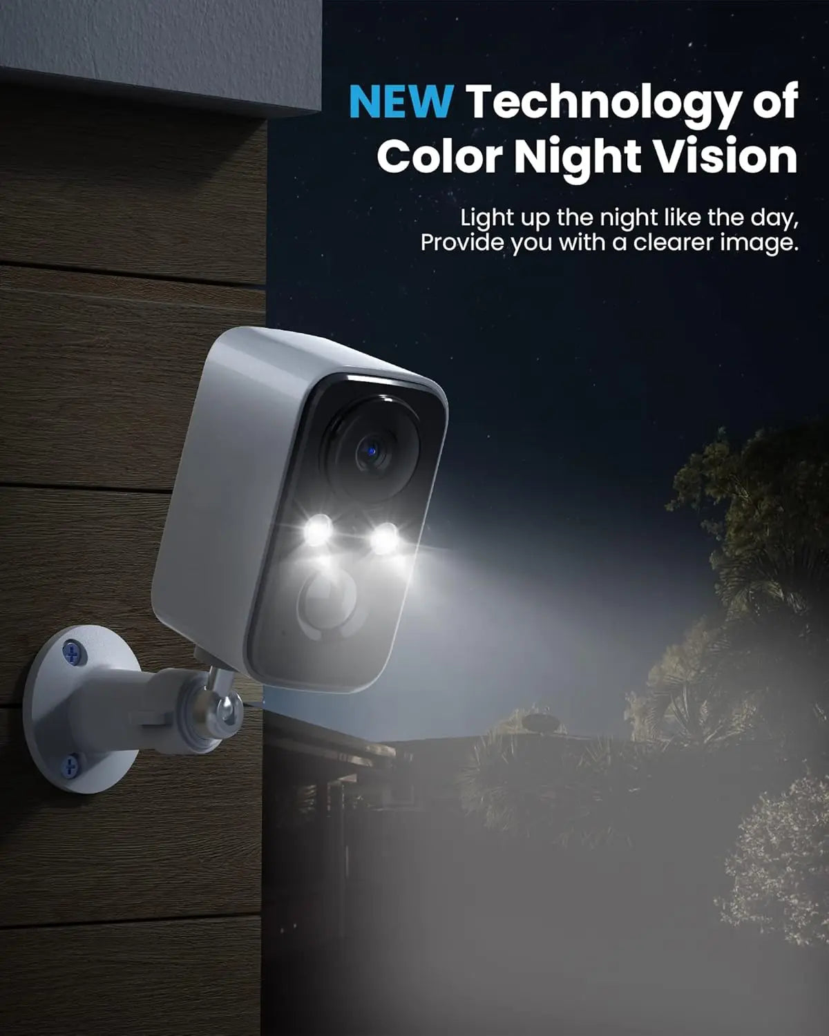 Wireless Outdoor Solar Security Camera