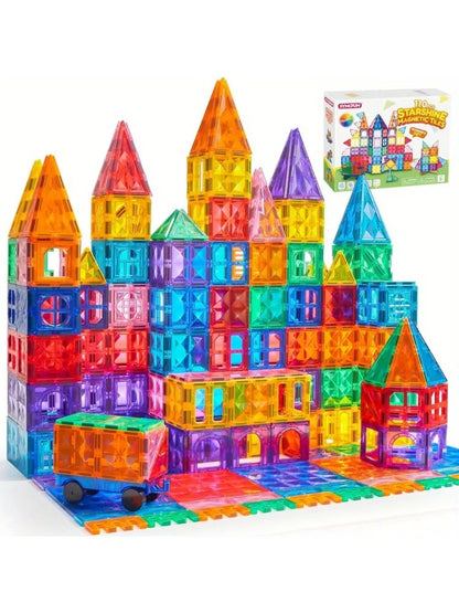 110/66/50 PCS Magnetic Building Blocks
